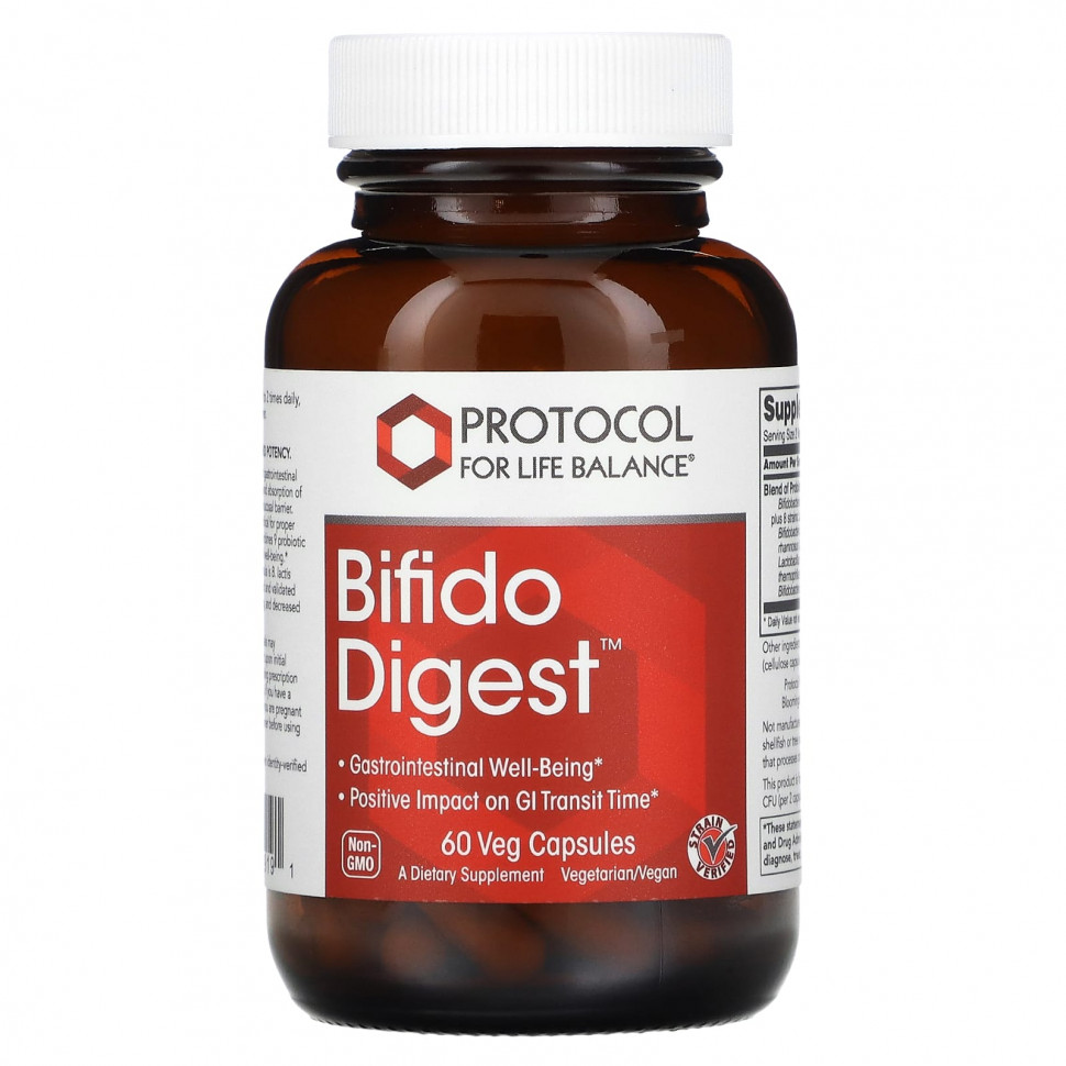 ������ ������ Protocol for Life Balance, Bifido Digest, 60 ������������ ������  IHerb (������) ����