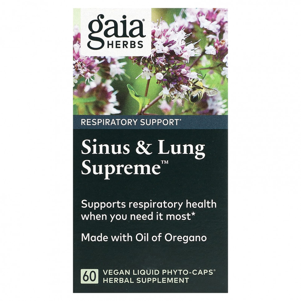 ������ ������ Gaia Herbs, Sinus & Lung Supreme, 60 ��������� ������ ����������  IHerb (������) ����