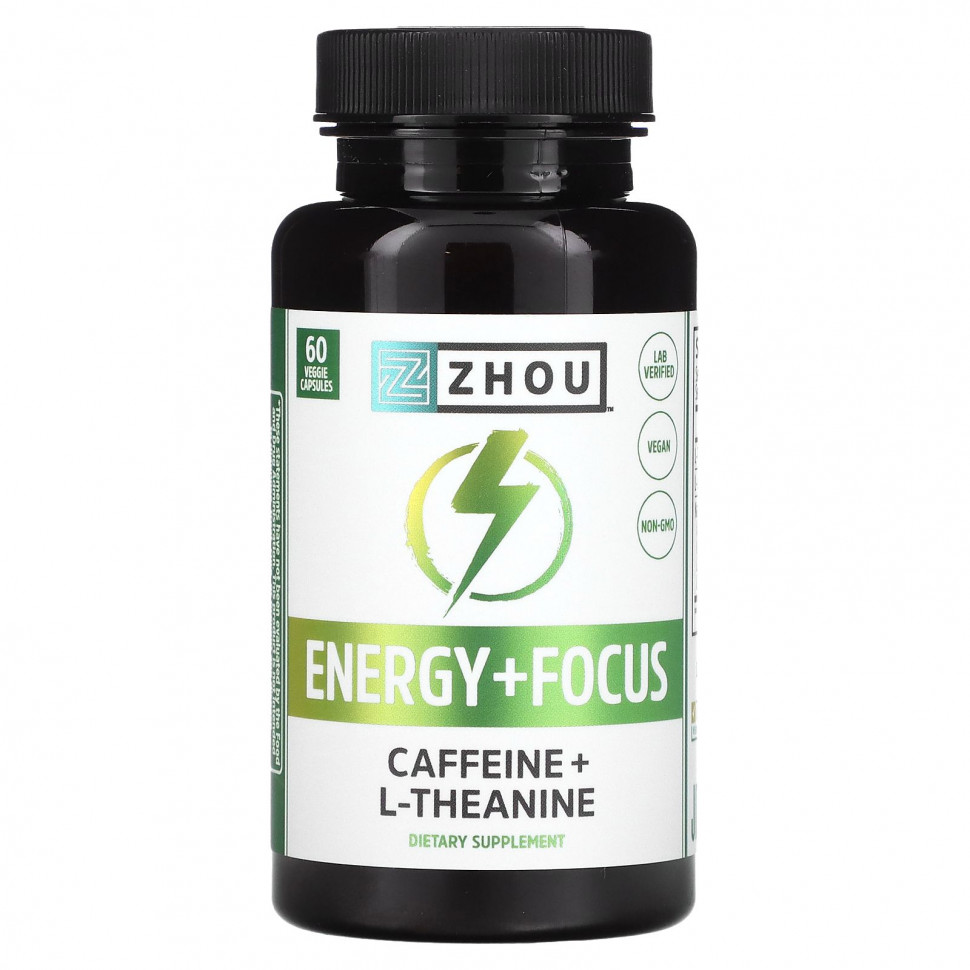 ������ ������ Zhou Nutrition, Energy + Focus`` 60 ������������ ������  IHerb (������) ����