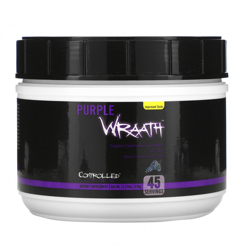 ������ ������ Controlled Labs, Purple Wraath, Juicy Grape, 1.27 lbs (576 g)  IHerb (������) ����