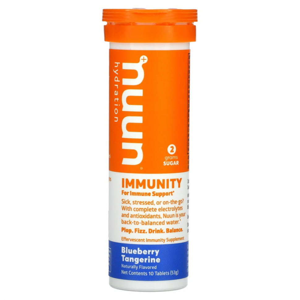 ������ ������ Nuun, Hydration, Immunity, ������� ������� ��� ����������, �������� � ��������, 10 ��������  IHerb (������) ����