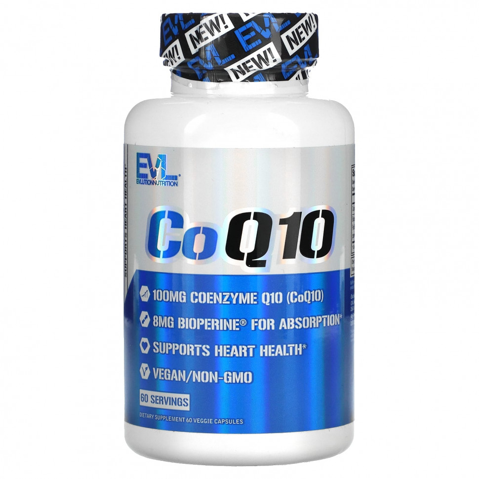 ������ ������ EVLution Nutrition, CoQ10, 100 mg, 60 Veggie Capsules  IHerb (������) ����