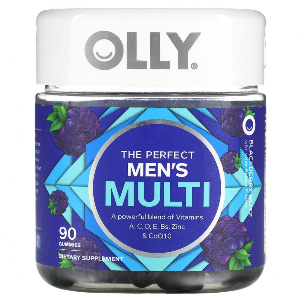 ������ ������ OLLY, The Perfect Men's Multi, Blackberry Blitz, 90 ����������� ��������  IHerb (������) ����