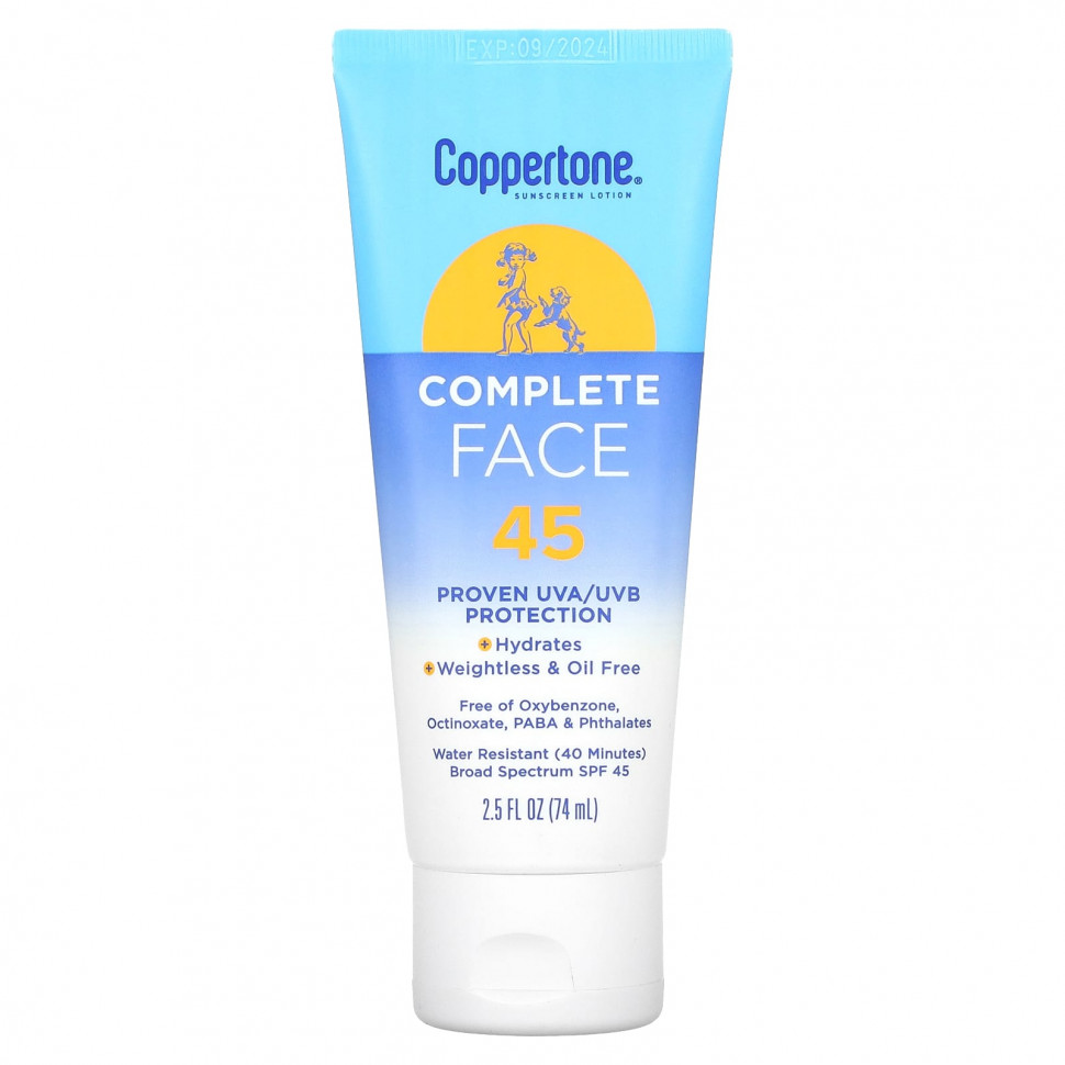 ������ ������ Coppertone, �������������� ������ ��� ����, SPF 45, 74 �� (2,5 ����. �����)  IHerb (������) ����