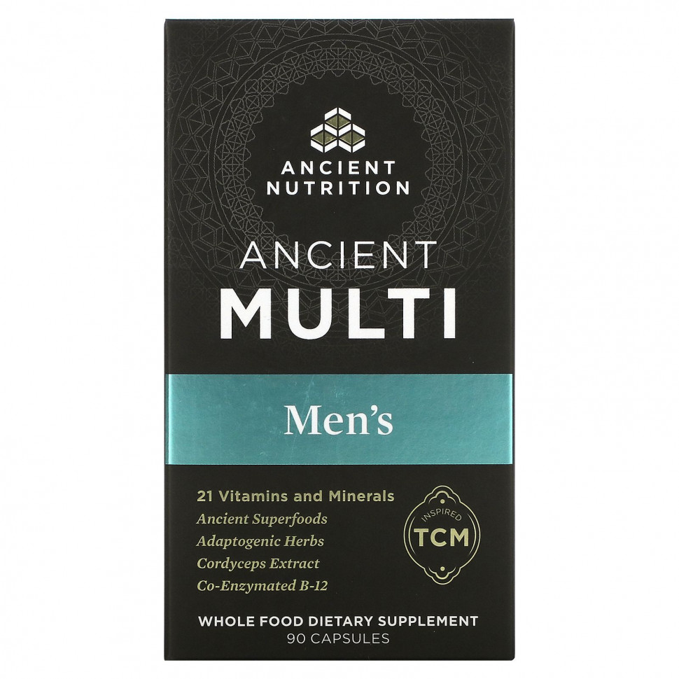 ������ ������ Dr. Axe / Ancient Nutrition, Ancient Multi, ��� ������, 90 ������  IHerb (������) ����