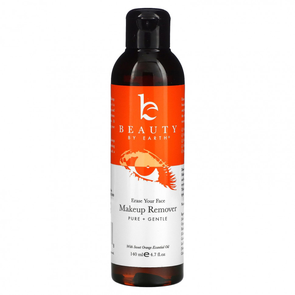 ������ ������ Beauty By Earth, Erase Your Face Makeup Remover, 4.7 fl oz (140 ml)  IHerb (������) ����