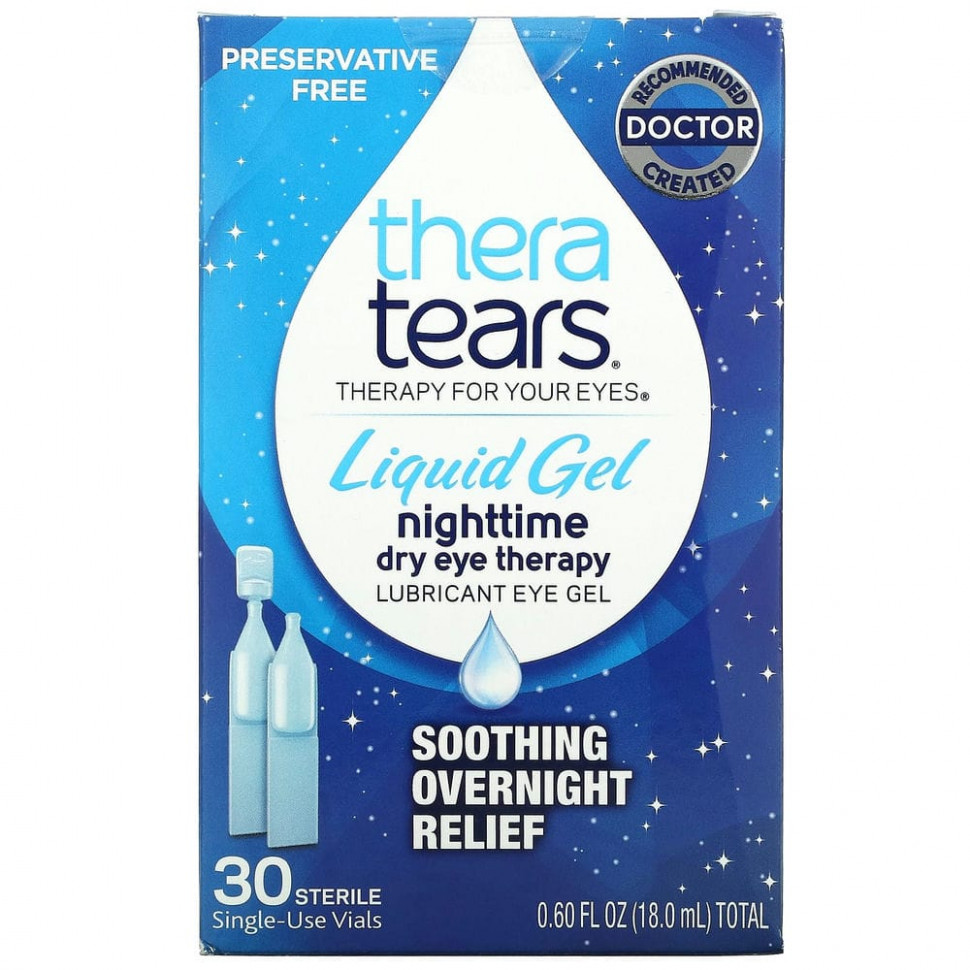 ������ ������ TheraTears, Nighttime Dry Eye Therapy, ����-��������� ��� ����, 30 ����������� ��������  IHerb (������) ����