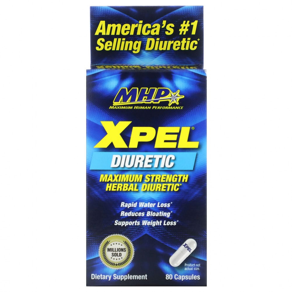 ������ ������ MHP, XPEL, Maximum Strength Herbal Diuretic, 80 Capsules  IHerb (������) ����