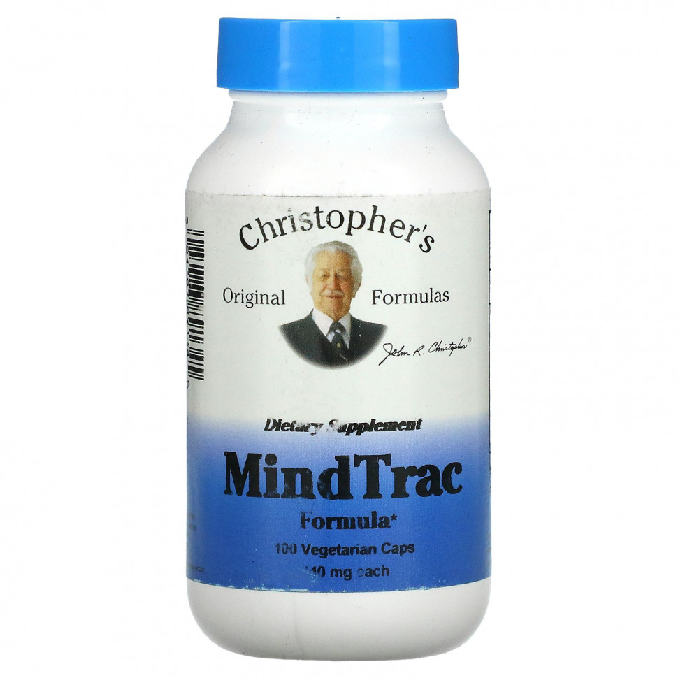 ������ ������ Christopher's Original Formulas, MindTrac Formula, 440 ��, 100 �������������� ������  IHerb (������) ����