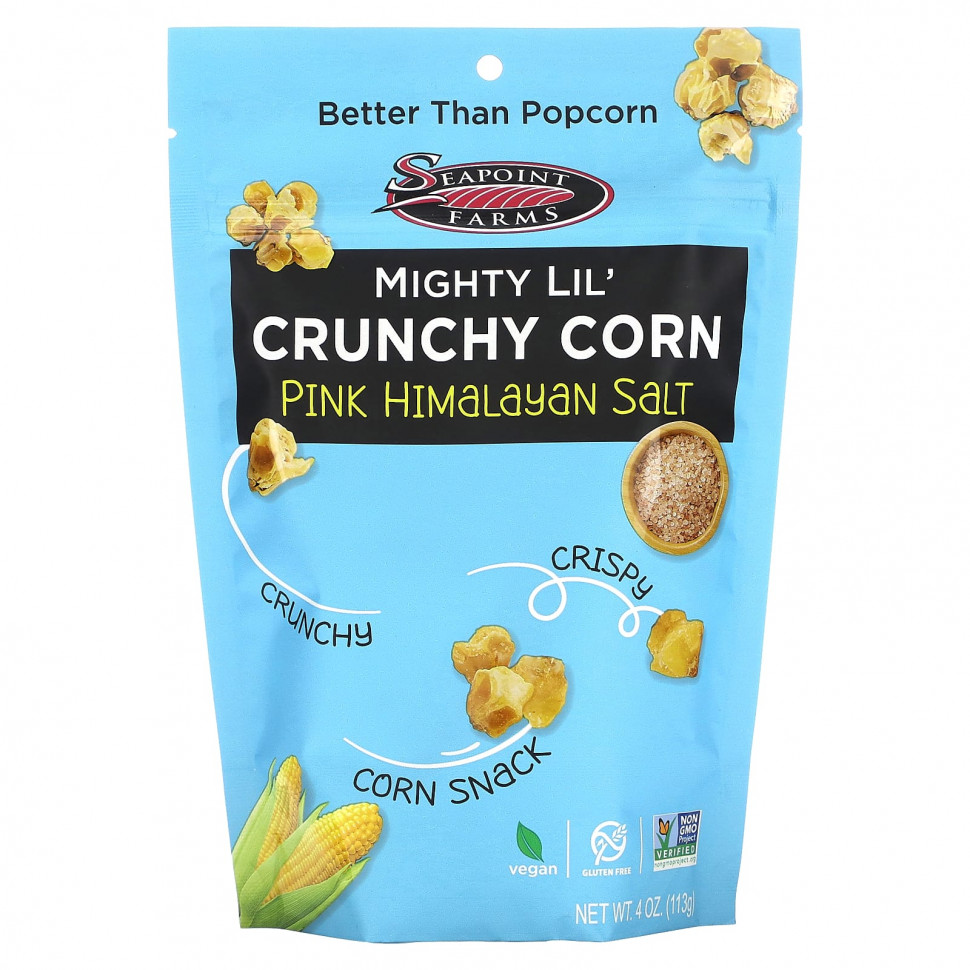������ ������ Seapoint Farms, Mighty Lil 'Crunchy Corn, ������� ����������� ����, 113 � (4 �����)  IHerb (������) ����