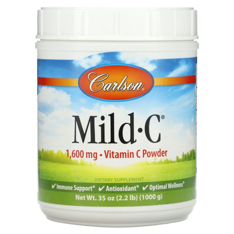 ������ ������ Carlson, Mild-C, ������� C � ����������, 35 ����� (1000 �)  IHerb (������) ����