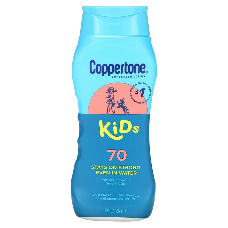 ������ ������ Coppertone, Kids, �������������� ������, SPF 70, 237 �� (8 ����. �����)  IHerb (������) ����