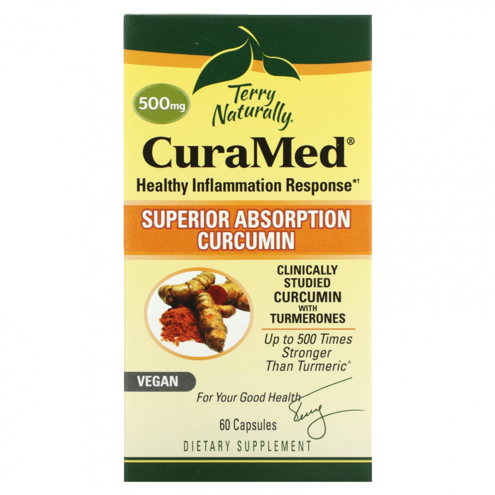 ������ ������ Terry Naturally, CuraMed, �������� ��� ���������� �����������, 500 ��, 60 ������  IHerb (������) ����