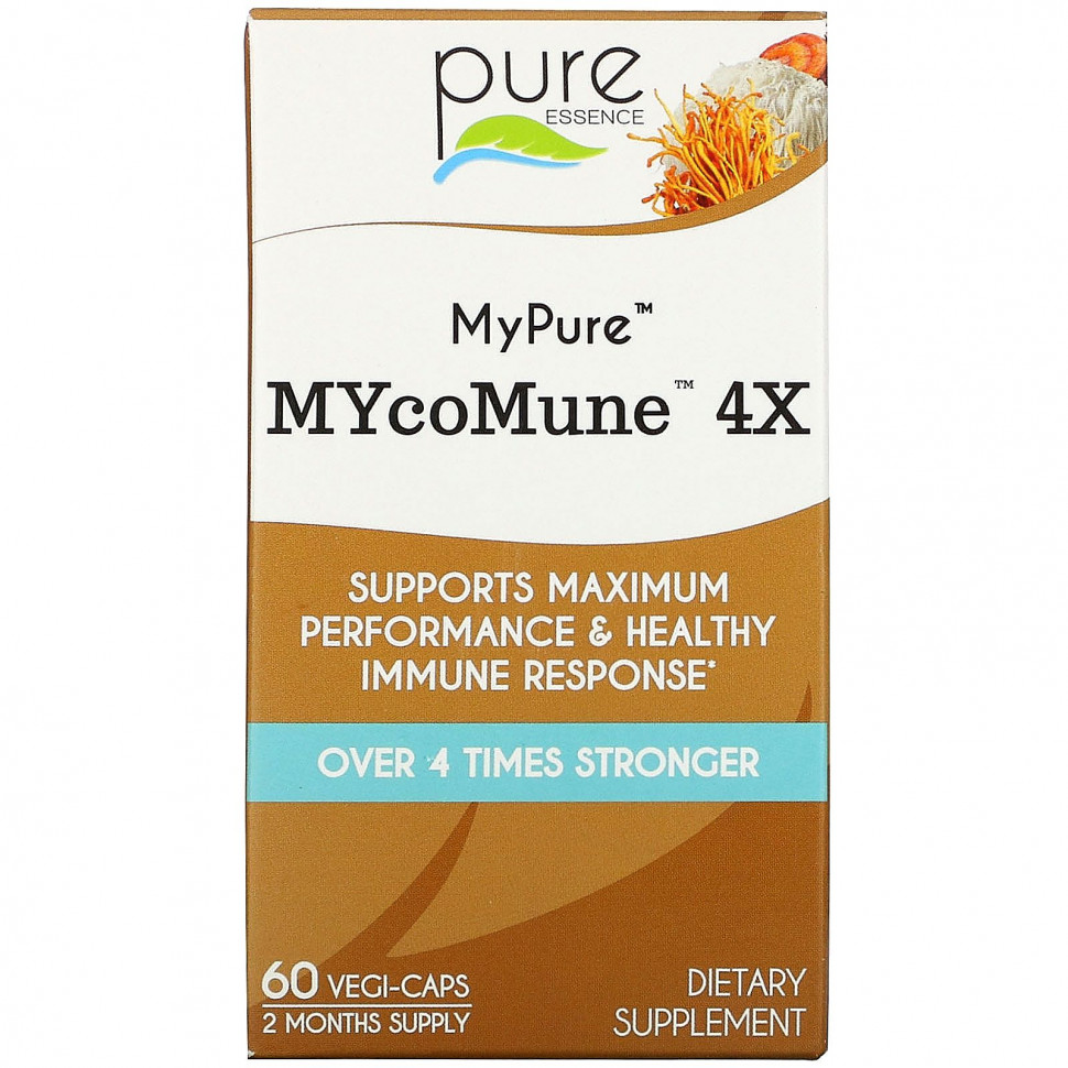 ������ ������ Pure Essence, MyPure, MYcoMune 4X, 60 ������ � ������������ ��������  IHerb (������) ����