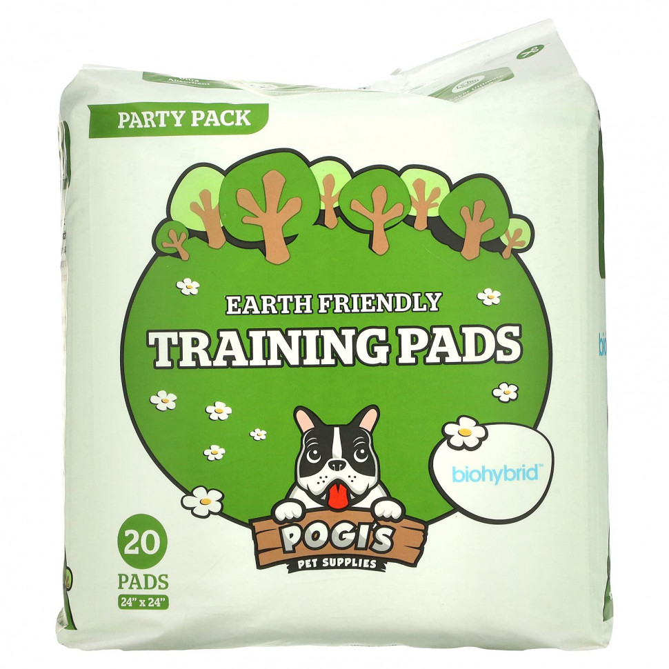 ������ ������ Pogi's Pet Supplies, Earth Friendly Training Pads, 20 ��.  IHerb (������) ����