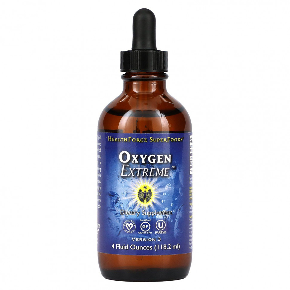 ������ ������ HealthForce Superfoods, Oxygen Extreme, ��������, 118,2 �� (4 ����. �����)  IHerb (������) ����