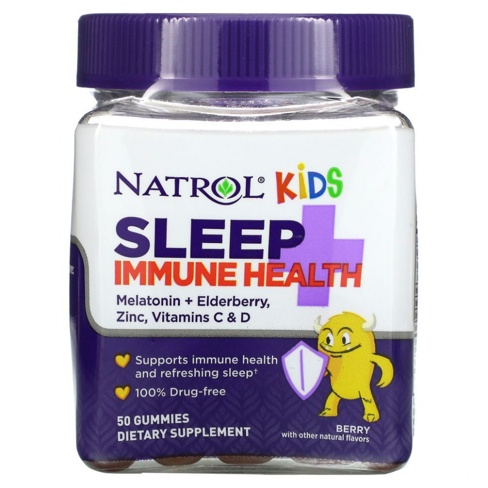 ������ ������ Natrol, Kids, Sleep + Immune Health, Berry, 50 ����������� ��������  IHerb (������) ����