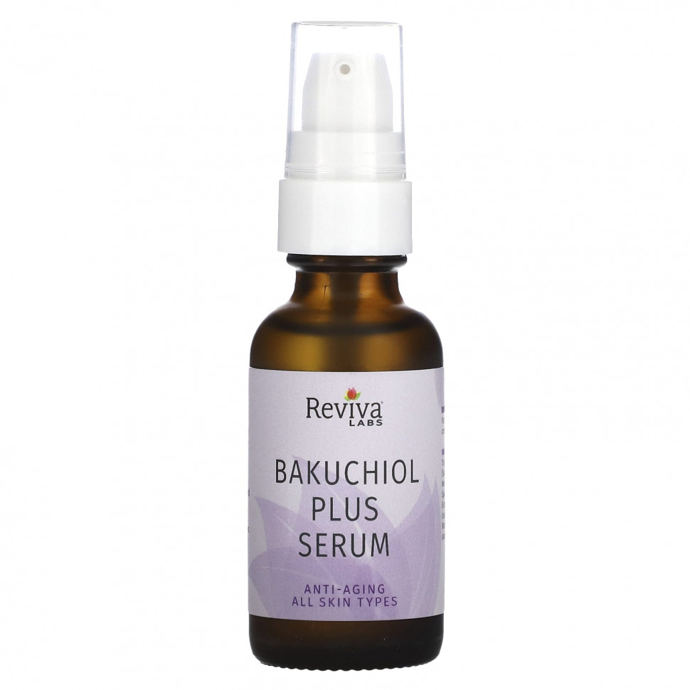 ������ ������ Reviva Labs, Bakuchiol Plus Serum, 1 fl oz (29.5 ml)  IHerb (������) ����