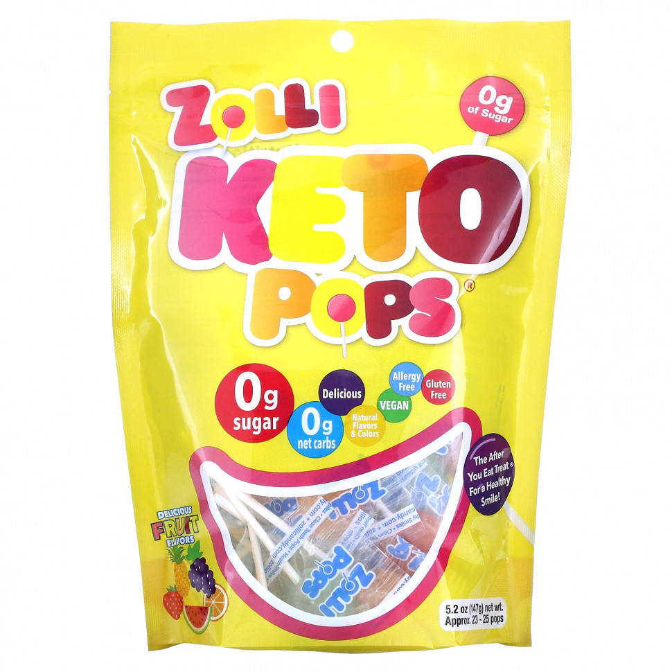 ������ ������ Zollipops, Keto Pops, ������, 147 � (5,2 �����)  IHerb (������) ����