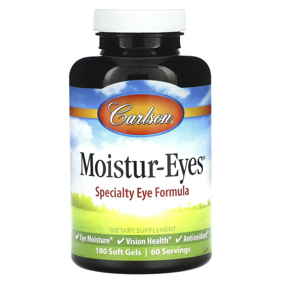 ������ ������ Carlson, Moistur-Eyes, 180 ������ ��������  IHerb (������) ����