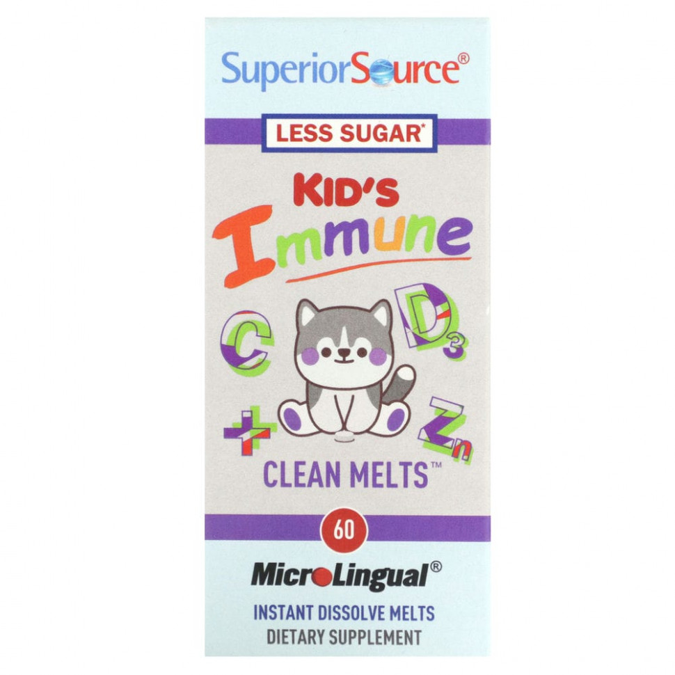 ������ ������ Superior Source, Kid's Immune, Clean Melts, 90 Instant Dissolve Melts  IHerb (������) ����