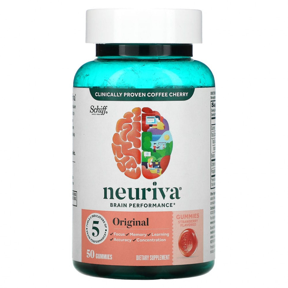 ������ ������ Schiff, Neuriva Brain Performance, ������������, �� ������ ��������, 50 ����������� ��������  IHerb (������) ����