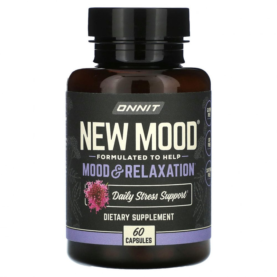 ������ ������ Onnit, New Mood, Mood & Relaxation, 60 ������  IHerb (������) ����