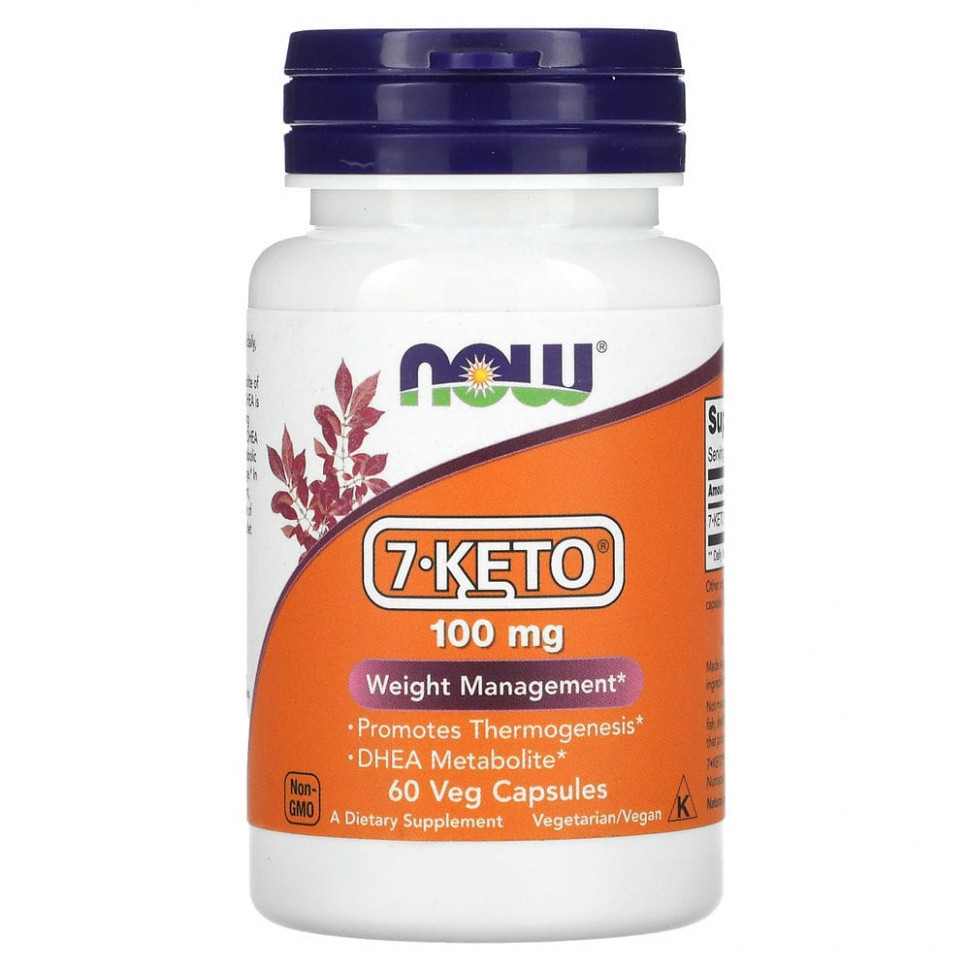 ������ ������ NOW Foods, 7-KETO, 100 ��, 60 ������  IHerb (������) ����