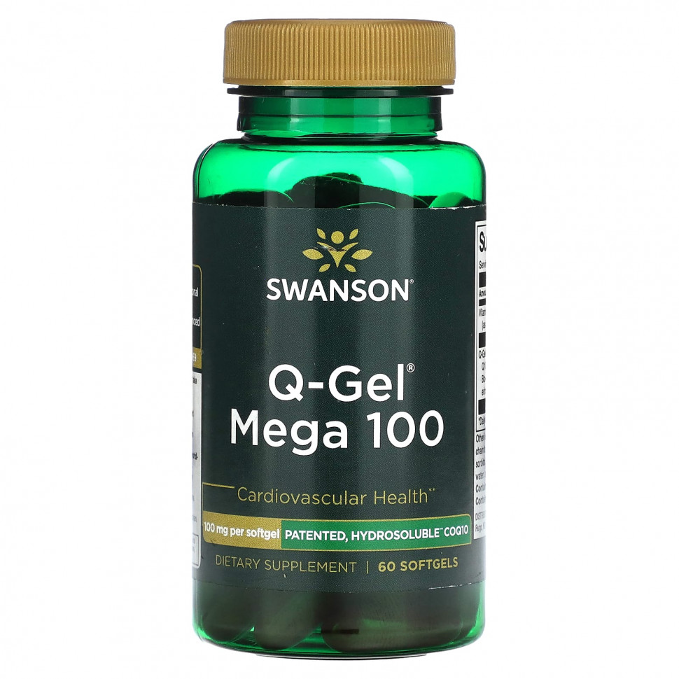 ������ ������ Swanson, Q-Gel Mega 100, 100 ��, 60 ������ ��������  IHerb (������) ����