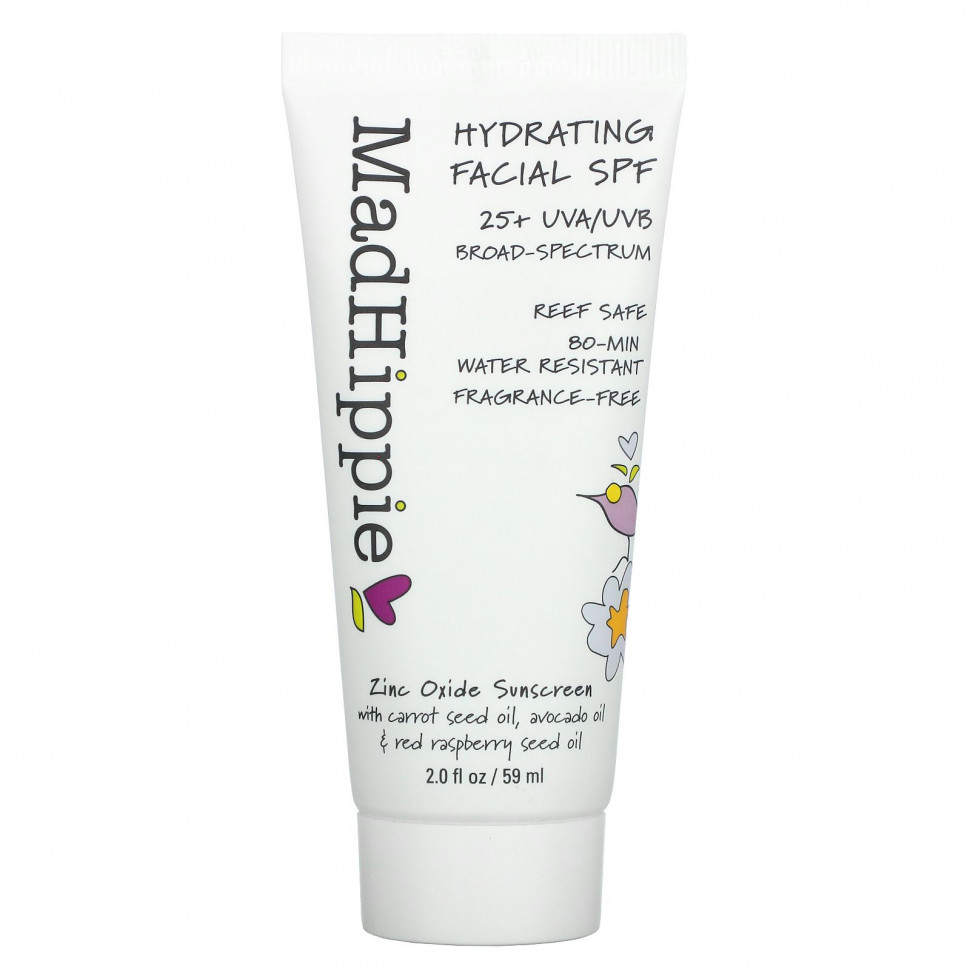 ������ ������ Mad Hippie, Hydrating Facial SPF 25+, Fragrance Free, 2 fl oz (59 ml)  IHerb (������) ����