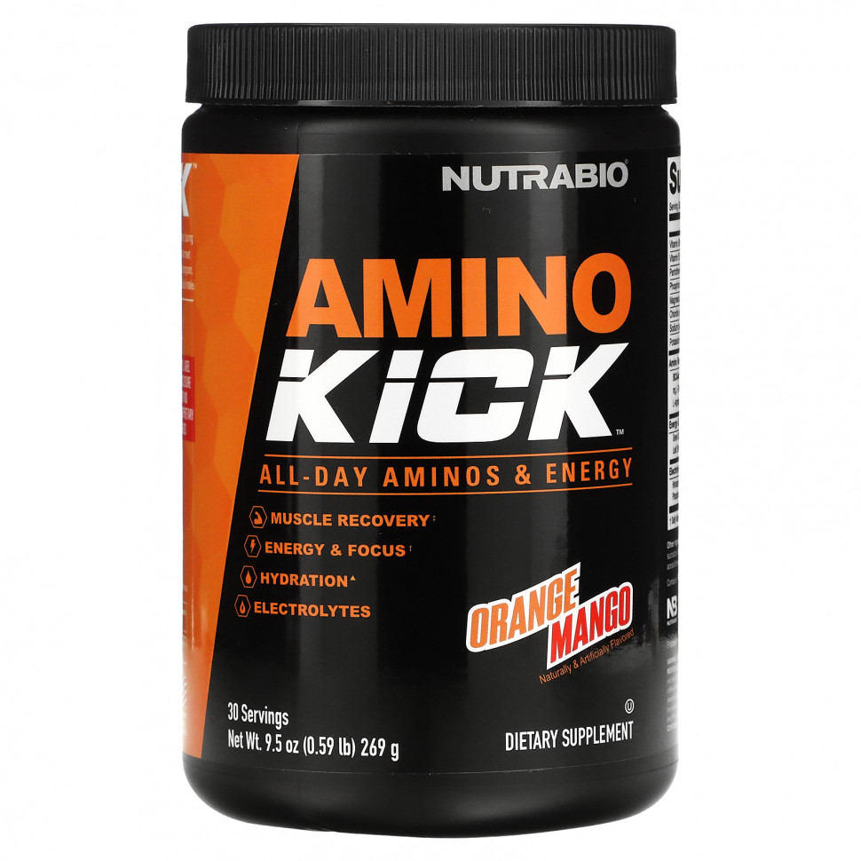 ������ ������ Nutrabio Labs, Amino Kick, �������� � �����, 269 � (0,59 �����)  IHerb (������) ����