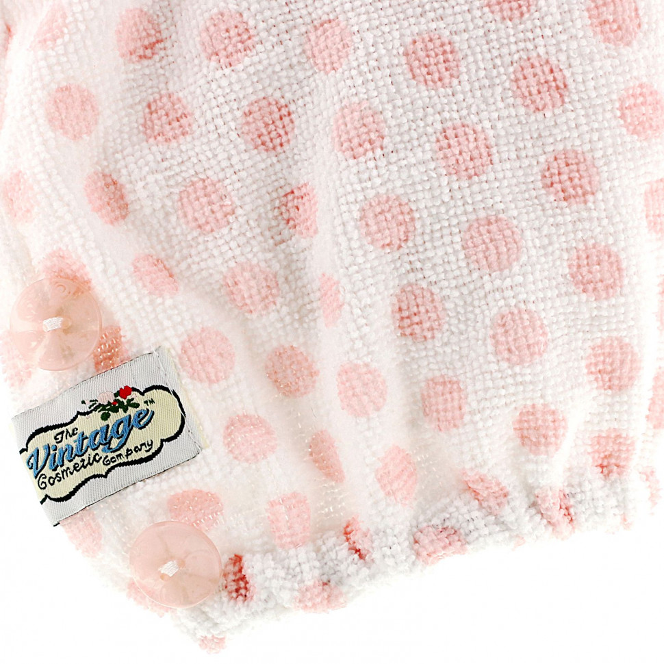 ������ ������ The Vintage Cosmetic Co., Hair Turban, Pink Polka Dot, 1 Count  IHerb (������) ����