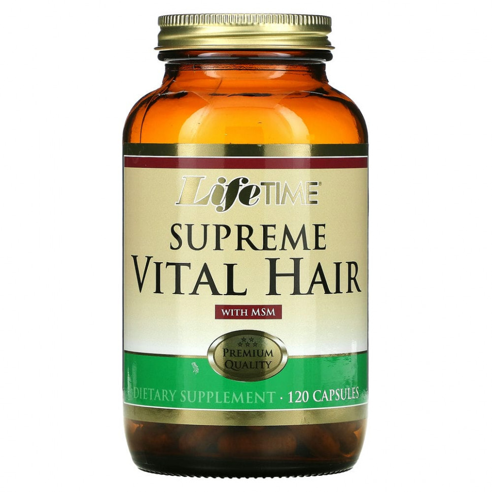 ������ ������ LifeTime Vitamins, Supreme Vital Hair � MSM, 120 ������  IHerb (������) ����