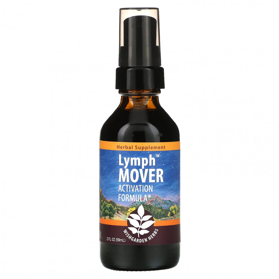 ������ ������ WishGarden Herbs, ������� ��� ��������� Lymph Mover, 59 �� (2 ����. �����)  IHerb (������) ����