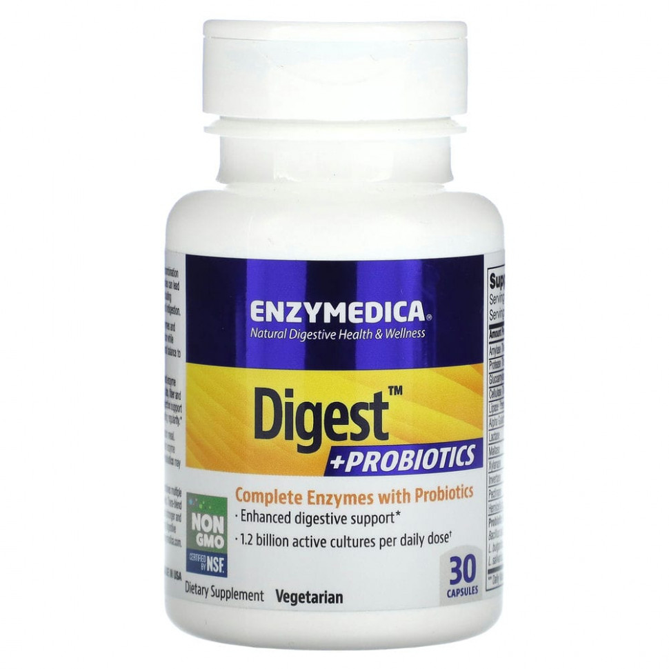 ������ ������ Enzymedica, Digest + Probiotics`` 30 ������  IHerb (������) ����