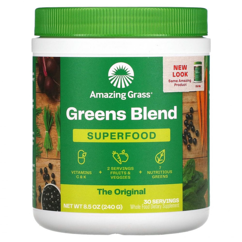 ������ ������ Amazing Grass, Green Superfood, The Original, 240 � (8,5 �����)  IHerb (������) ����