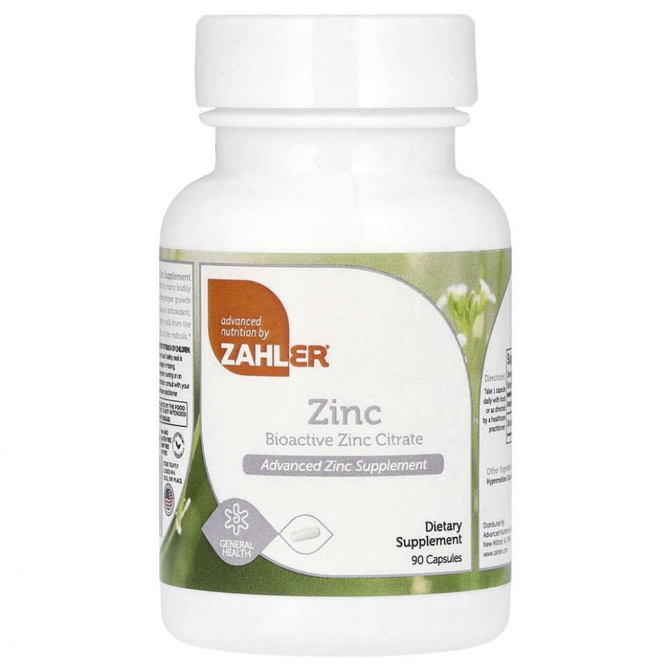 ������ ������ Zahler, Zinc, ����������� ������ �����, 90 ������  IHerb (������) ����