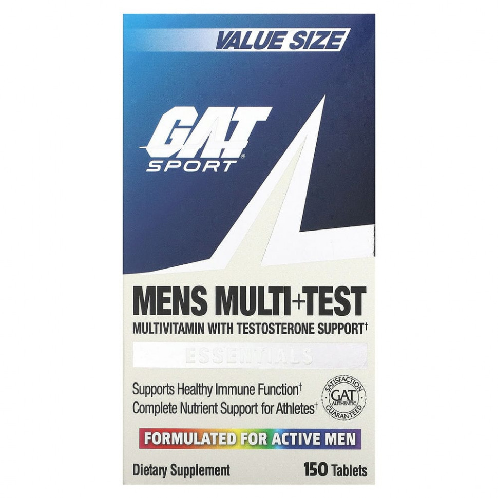 ������ ������ GAT, Mens Multi + Test, 150 ��������  IHerb (������) ����