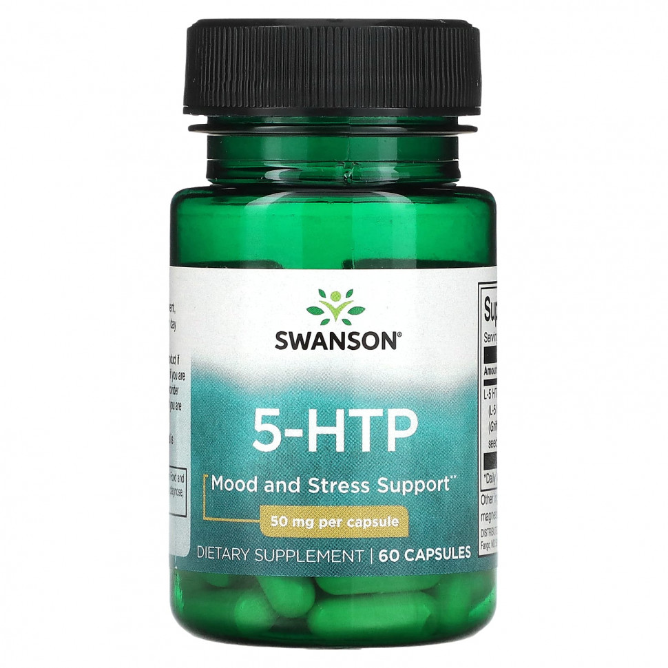 ������ ������ Swanson, 5-HTP, 50 ��, 60 ������  IHerb (������) ����