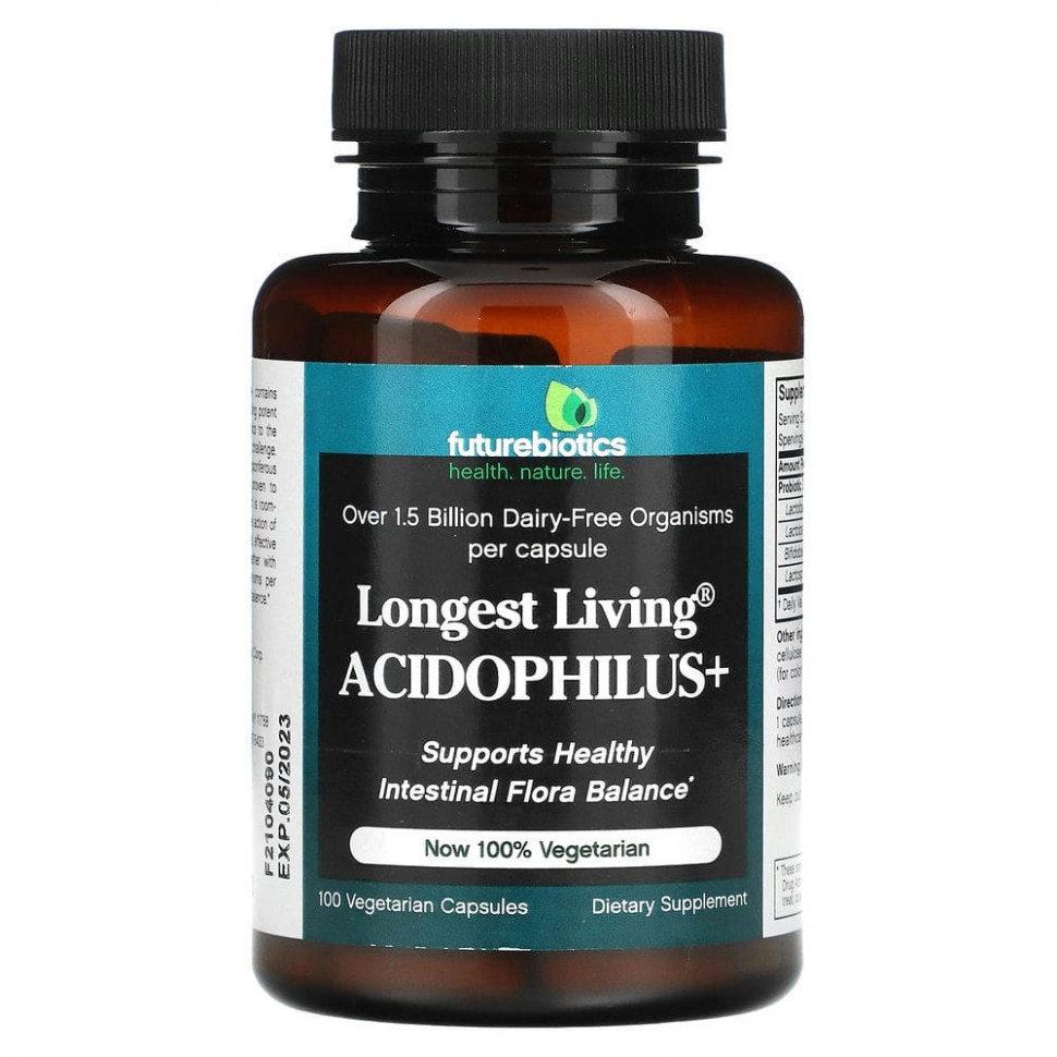 ������ ������ FutureBiotics, Longest Living Acidophilus +, 100 �������������� ������  IHerb (������) ����