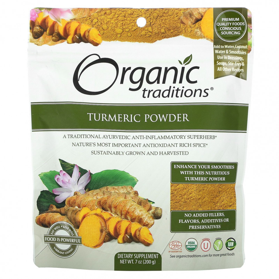 ������ ������ Organic Traditions, ������� � �������, 200 � (7 �����)  IHerb (������) ����