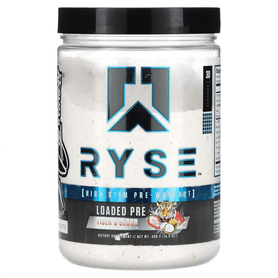 ������ ������ Ryse Supps, Loaded Pre, ����� �����, 438 � (15,4 �����)  IHerb (������) ����