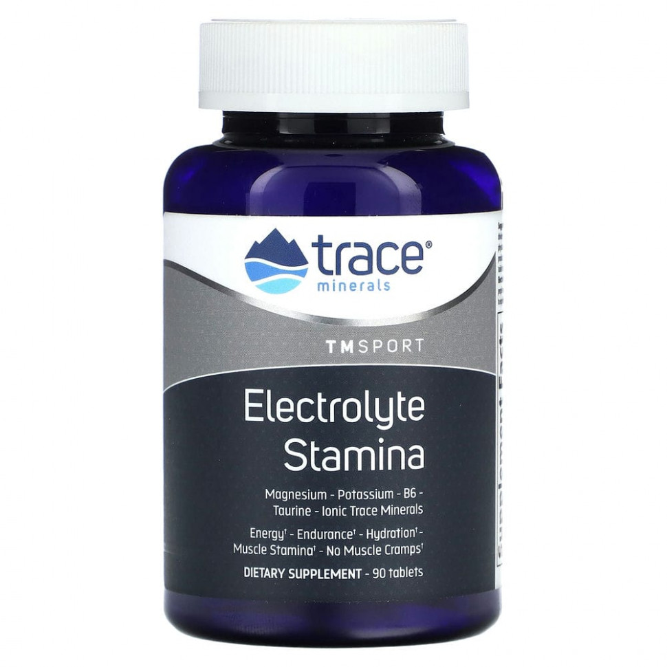 ������ ������ Trace Minerals �, TM Sport, Electrolyte Stamina, 90 ��������  IHerb (������) ����