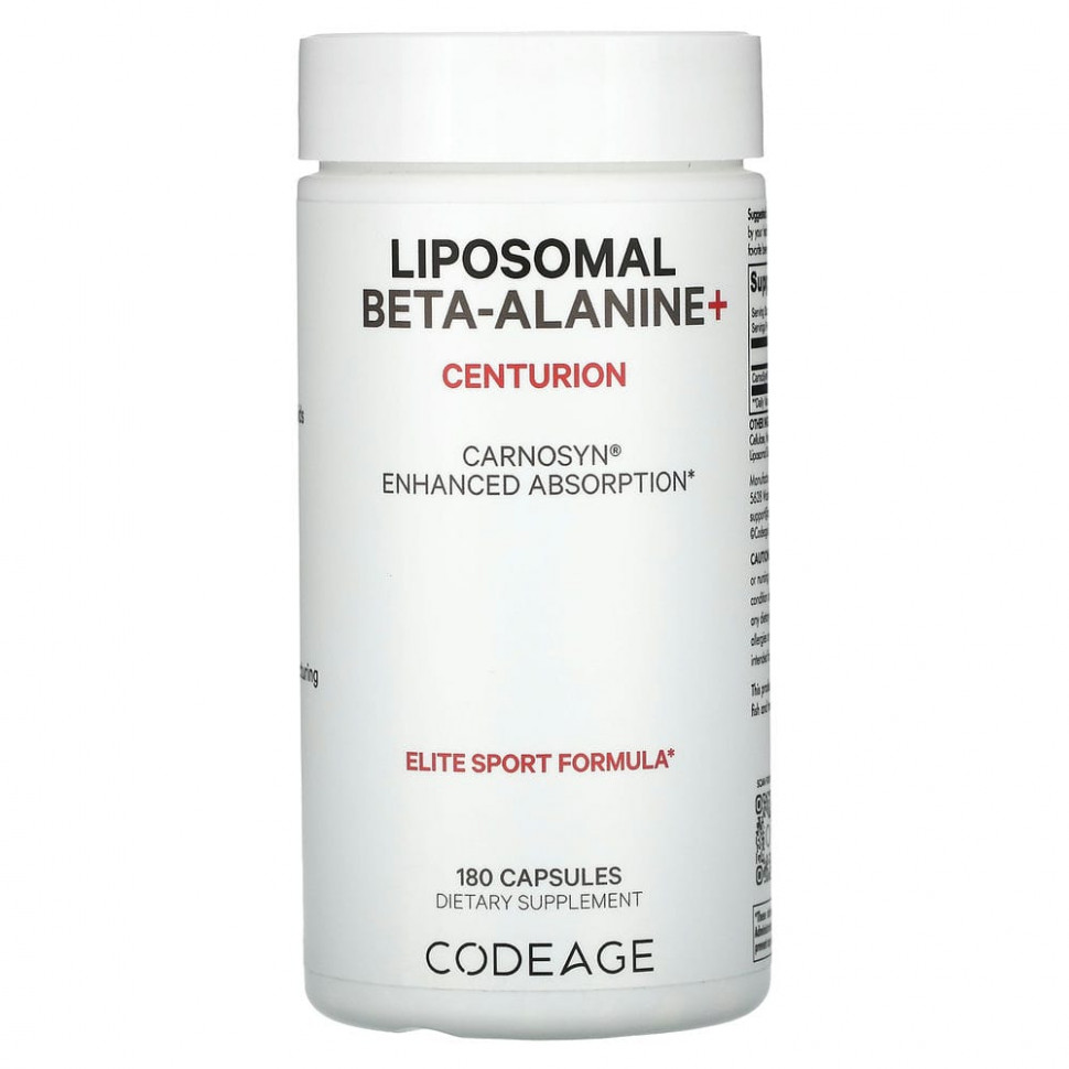 ������ ������ Codeage, Liposomal Beta-Alanine +, Centurion, 180 ������  IHerb (������) ����