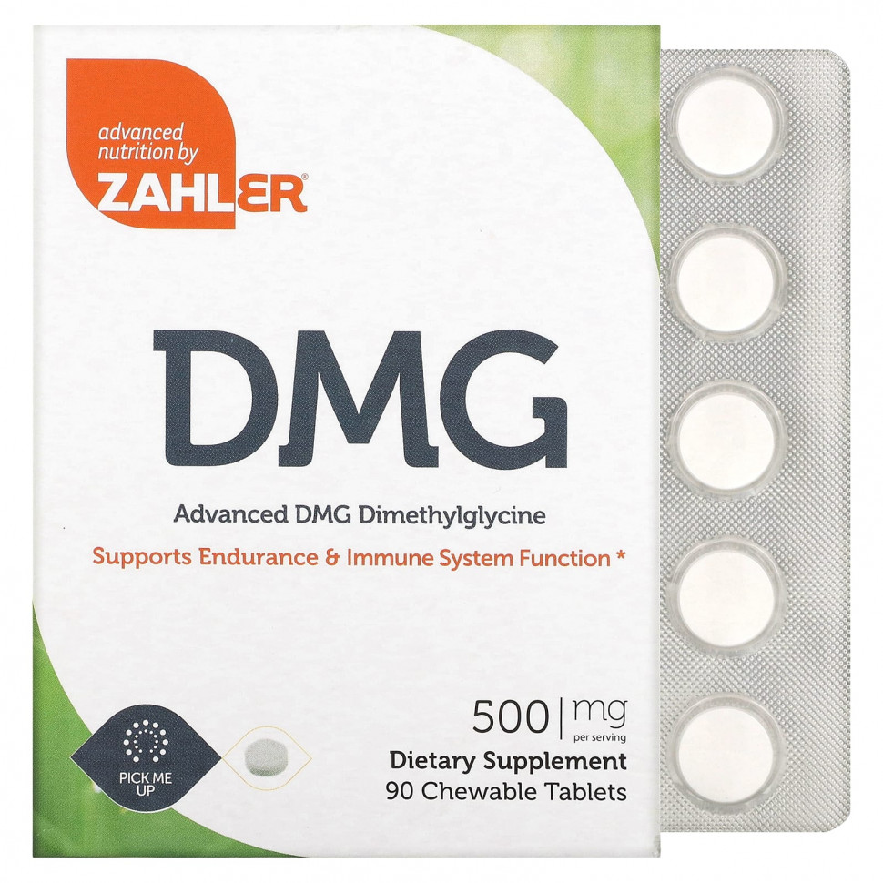 ������ ������ Zahler, Advanced DMG, Dimethylglycine, 500 mg, 90 Chewable Tablets  IHerb (������) ����