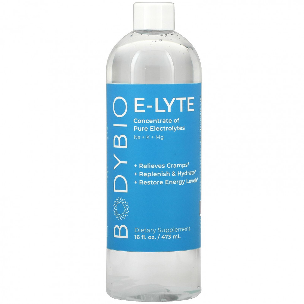 ������ ������ BodyBio, E-Lyte, 473 �� (16 ����. �����)  IHerb (������) ����