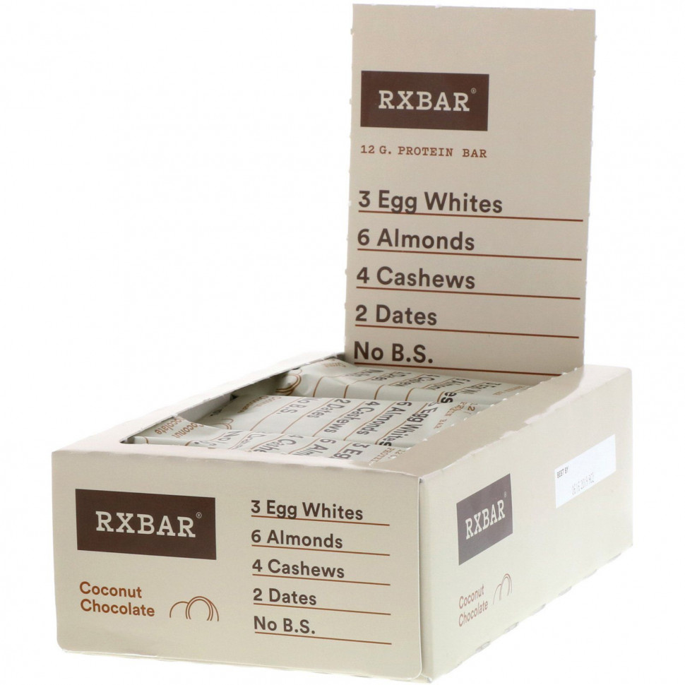 ������ ������ RXBAR, ����������� ��������, ��������� �������, 12 ����������, 52 � (1,83 �����)  IHerb (������) ����