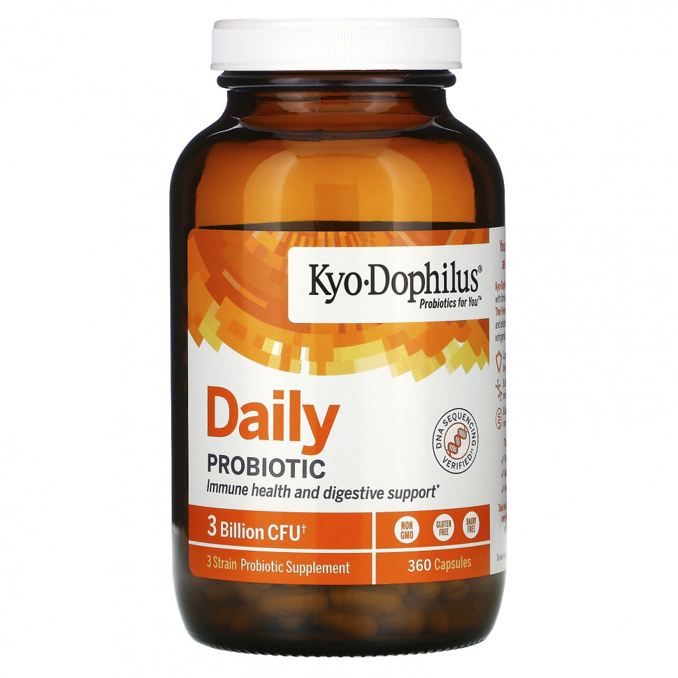 ������ ������ Kyolic, Kyo-Dophilus, Daily Probiotic, 3 Billion CFU, 360 Capsules  IHerb (������) ����