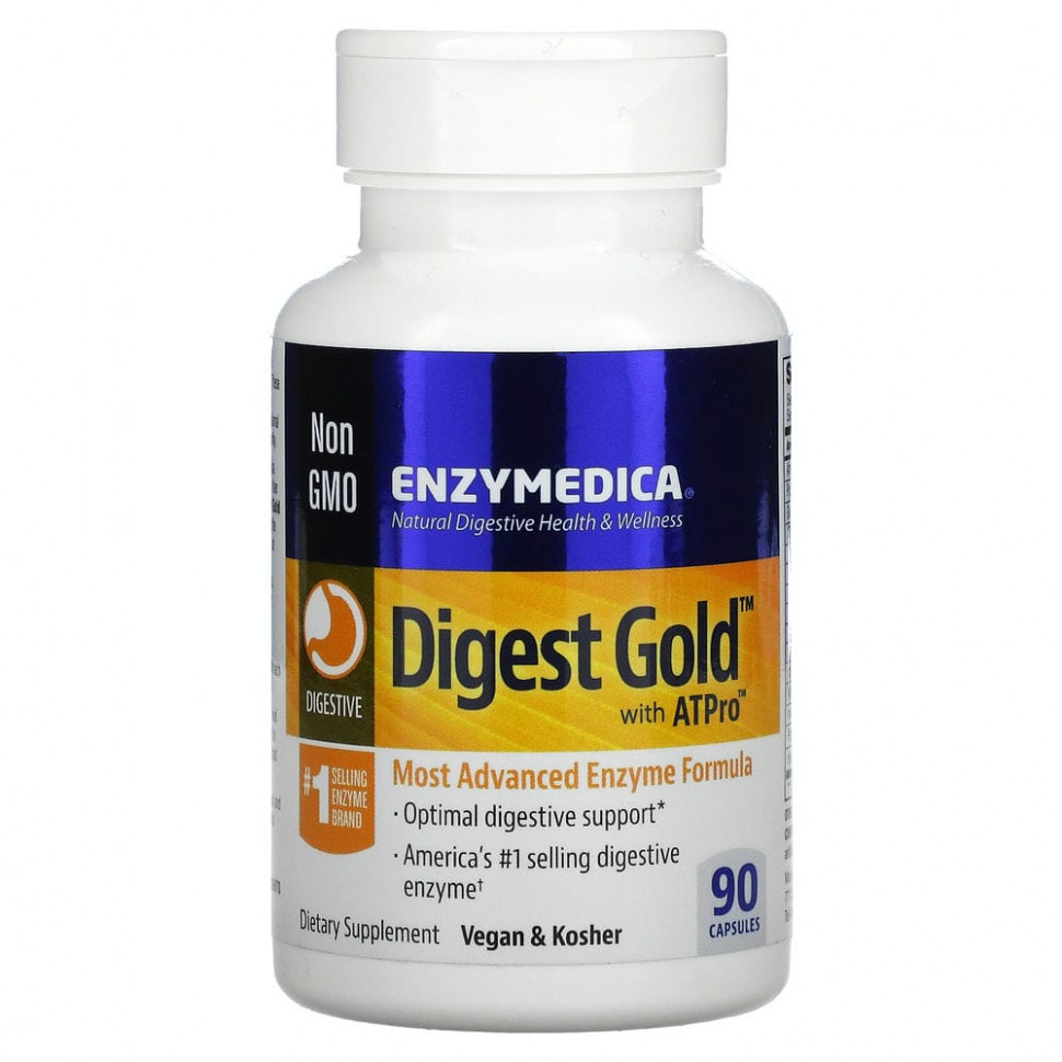 ������ ������ Enzymedica, Digest Gold � ATPro, ������� � ���������������� ����������, 90 ������  IHerb (������) ����