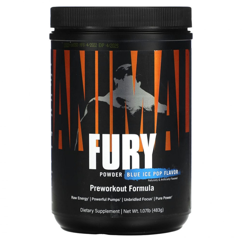 ������ ������ Animal, Fury Powder, Blue Ice Pop, 483 � (1,07 �����)  IHerb (������) ����